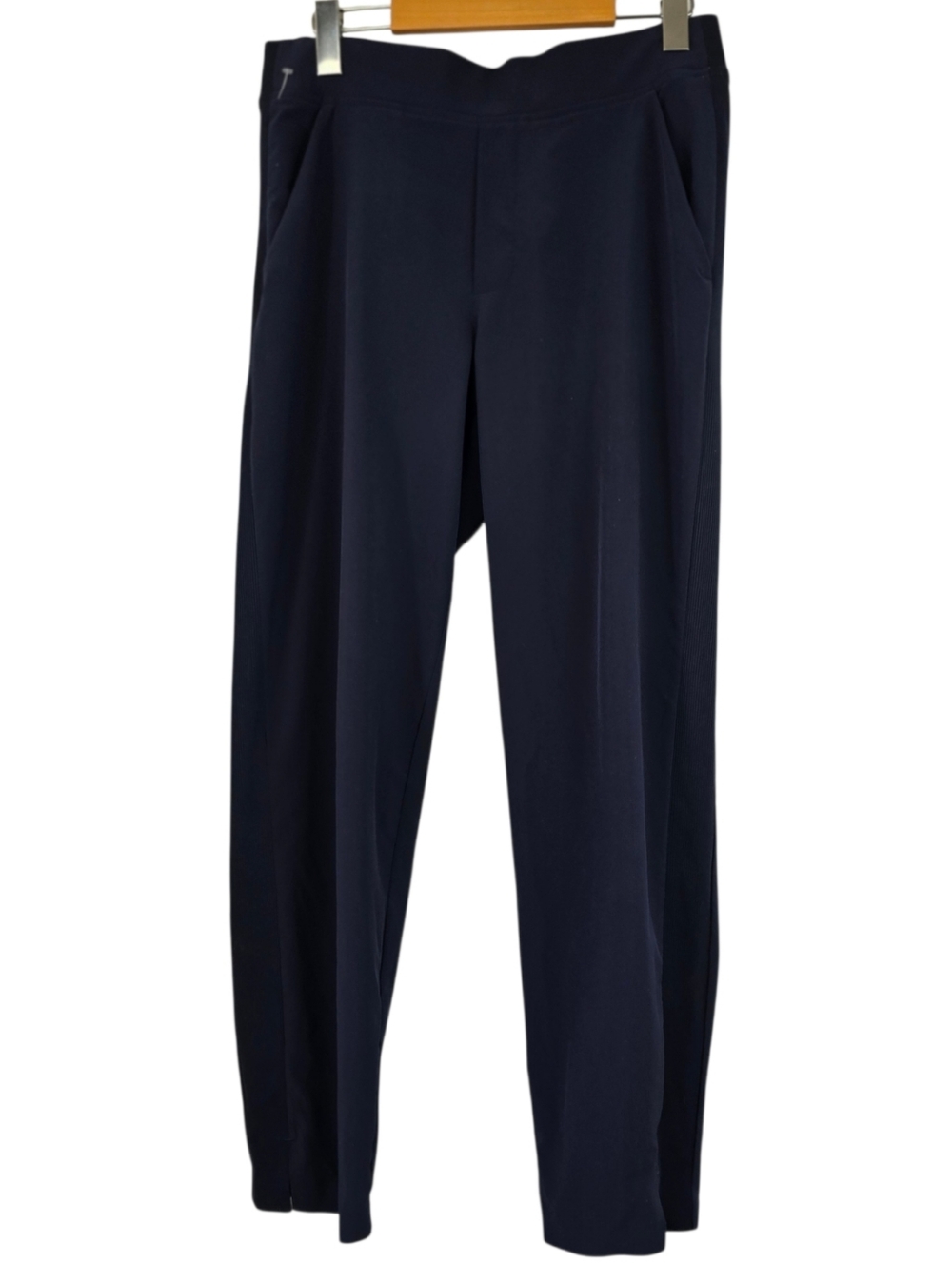 Athleta Brooklyn Featherweight Navy Blue Pants Sz 8 Lightweight Activewear